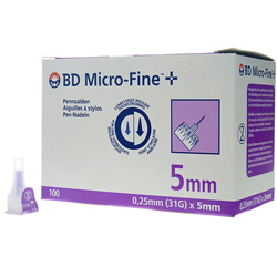 AGO BD MICRO-FINE 4 / 5 / 8 mm - 32 / 31G - conf.100pz