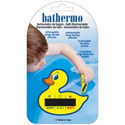 TERMOMETRO BAGNO BIMBI DIGITALE BATHERMO PAPERA - risultato 15 secondi - da 0° a 70°C - espositore 25 blister