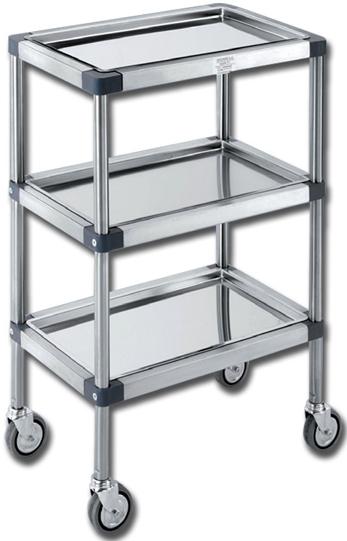 CARRELLO IN ACCIAIO mod. TER PLUS
