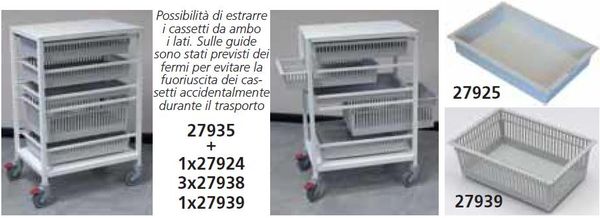 CARRELLO DI SERVIZIO ISO - Vuoto