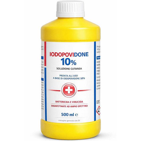 DISINFETTANTE IODO 10 IODOPOVIDONE BETADINE - flacone da 500ml