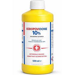DISINFETTANTE IODO 10 IODOPOVIDONE BETADINE - flacone da 500ml