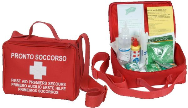 BORSA MORBIDA 626 KIT DI PRONTO SOCCORSO - all. 2 base (mezzi di