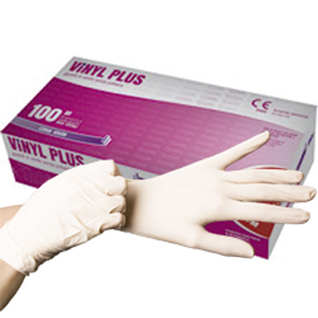 GUANTI IN VINILE SENZA POLVERE - conf. 100pz - misure varie