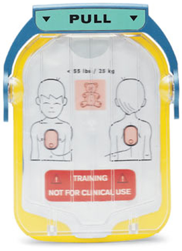 COPPIA DI ELETTRODI TRAINING PEDIATRICHE - per defibrillatore Philips HS1