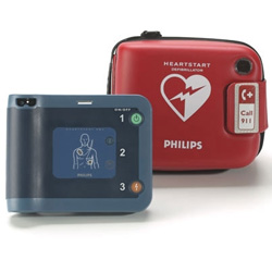 CARDIODEFIBRILLATORE DAE PHILIPS HEARTSTART FRx con borsa e accessori