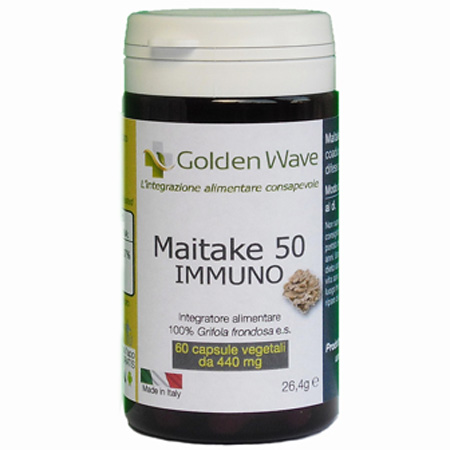 MAITAKE 50 - INTEGRATORE ALIMENTARE PER STIMOLARE LE DIFESE IMMUNITARIE - Conf. 60 capsule