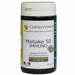 MAITAKE 50 - INTEGRATORE ALIMENTARE PER STIMOLARE LE DIFESE IMMUNITARIE - Conf. 60 capsule