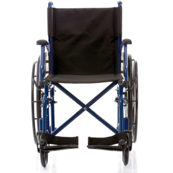 CARROZZINA DELUXE / SEDIA A ROTELLE PIEGHEVOLE AD AUTOSPINTA - ruote piene