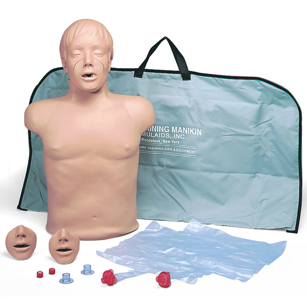 MANICHINO TORSO DI ADDESTRAMENTO LITTLE CPR per rianimazione