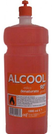 ALCOOL ETILICO DENATURATO 90° - flacone 1lt