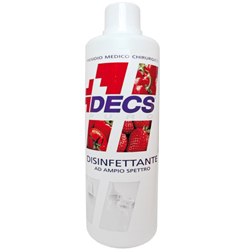 DISINFETTANTE A BASE DI CLORO ATTIVO ELETTROLITICO DECS PURO - flacone 1lt