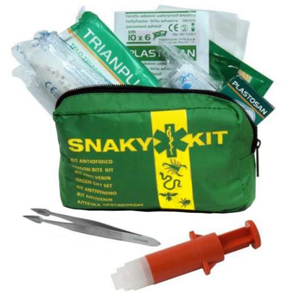 KIT ANTIOFIDICO PER PRIMO SOCCORSO BORSA - 128x95x45mm - per morsi di serpenti e punture di insetti 