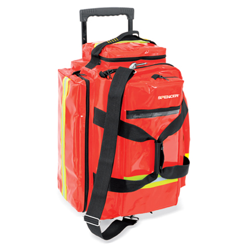 ZAINO MULTIUSO CON TROLLEY  R-AID Pro IN CORDURA SENZA SACCHE - colore rosso