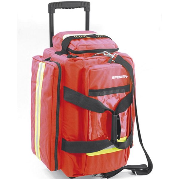 ZAINO MULTIUSO CON TROLLEY  R-AID Pro IN CORDURA SENZA SACCHE - colore rosso
