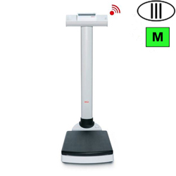 BILANCIA PESAPERSONE DIGITALE A COLONNA SECA 704 WIRELESS - trasportabile - classe III - portata 300kg