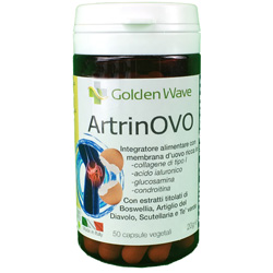 ARTRINOVO INTEGRATORE ALIMENTARE A BASE DI MEMBRANA D'UOVO E PREGIATI ESTRATTI NATURALI PER LE ARTICOLAZIONI - Conf.50 Capsule