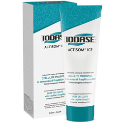 CREMA EFFETTO LEVIGANTE RIMODELLANTE IODASE ACTISOM ICE contro l’inestetismo della cellulite profonda e fragilità capillare - Flacone da 220ml