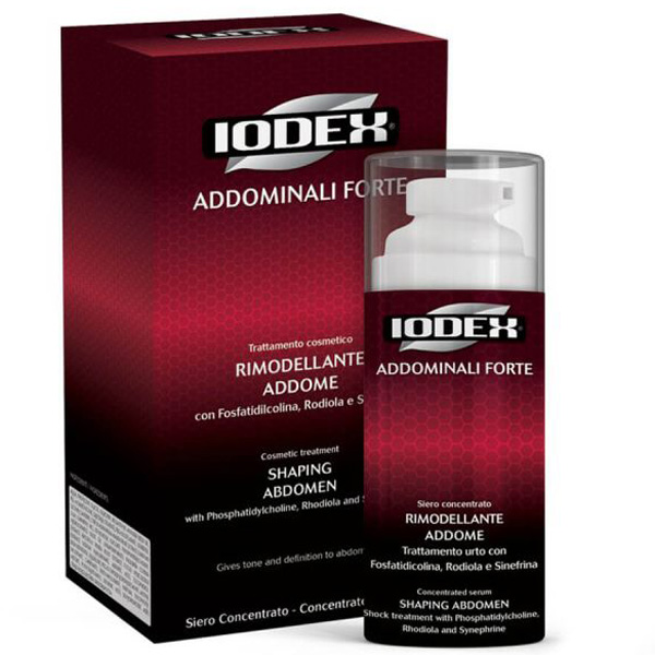 SIERO RIMODELLANTE CONCENTRATO IODEX UOMO FORTE ADDOMINALI - Flacone da 100ml