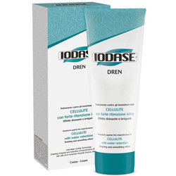 CREMA DREN IODASE TRATTAMENTO CONTRO GLI INESTETISMI DELLA CELLULITE CON FORTE RITENZIONE IDRICA - Effetto drenante e levigante - Flacone da 220ml