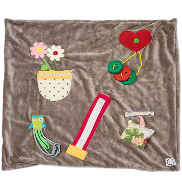 COPERTA TERAPEUTICA e SENSORIALE TENERELLA - 60X70CM - ideale per persone affette da demenza e Alzheimer