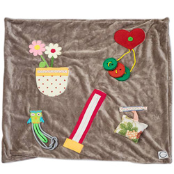 COPERTA TERAPEUTICA e SENSORIALE TENERELLA GRANDE - 60x70CM - ideale per persone affette da demenza e Alzheimer