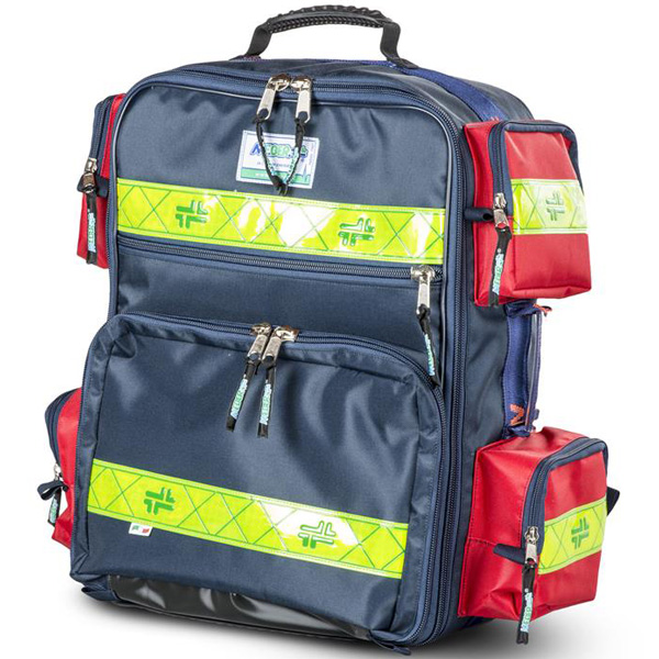 ZAINO BORSA EMERGENZA SOCCORSO "AMBUMED" - 56x50x25cm - vuoto