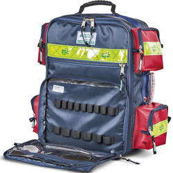 ZAINO BORSA EMERGENZA SOCCORSO "AMBUMED" - 56x50x25cm - completo di sacche interne