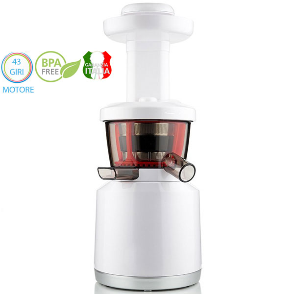Estrattore di Succo Slow Juicer FAMILY Estratti di Benessere - 2 Generazione - BPA Free - 45 Giri al minuto - 3 filtri e in OMAGGIO accessorio per il TOFU