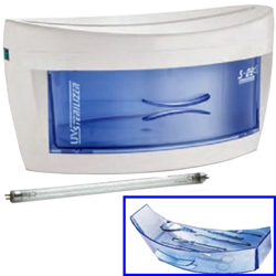 STERILIZZATORE ULTRAVIOLETTI UV STERILIZER PER STRUMENTI E SPAZZOLE - 40X24Xh.21cm - 230V - potenza 9W