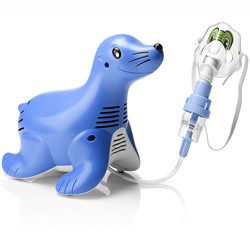 AEROSOL A PISTONE PHILIPS AVENT SAMI THE SEAL con nebulizzatore SideStream sterilizzabile adatto per i bambini