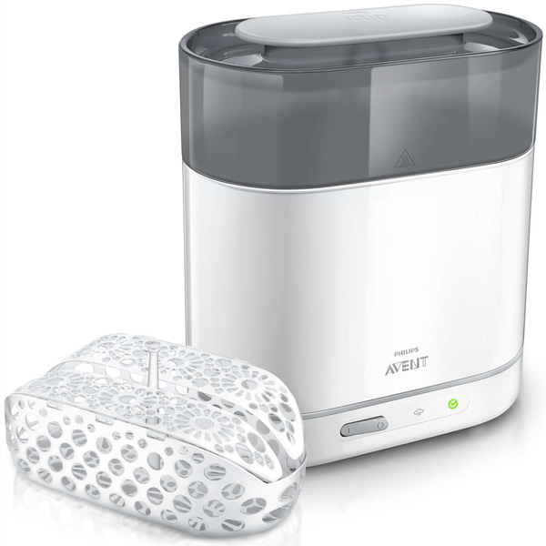 STERILIZZATORE A VAPORE 4 IN 1 PHILIPS AVENT - STERILIZZA IN 6 MINUTI FINO A 6 BIBERON 