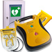 DEFIBRILLATORE DAE SEMIAUTOMATICO DEFIBTECH LIFELINE AED con PIASTRE ADULTO, BATTERIA 7ANNI e TECA DA MURO ALLARMATA + CARTELLO - garanzia 8 anni