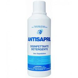 DISINFETTANTE DETERGENTE SUPERFICI A BASE DI IPOCLORITO DI SODIO ANTISAPRIL - 1Lt