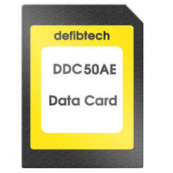 DATA CARD CAPACITA' MEDIA CON ABILITAZIONE AUDIO 50 MINUTI E MICROFONO per DEFIBTECH LIFELINE AED 