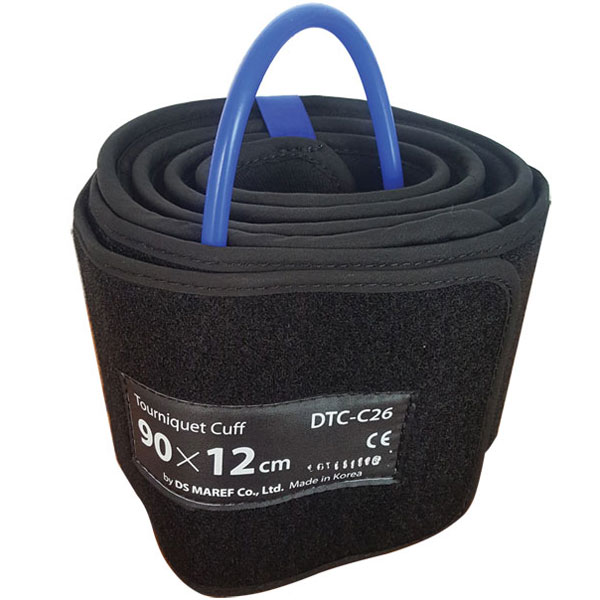 BRACCIALE SINGOLO A CONO per DTS-3000 - 90x12 cm gamba L - blu