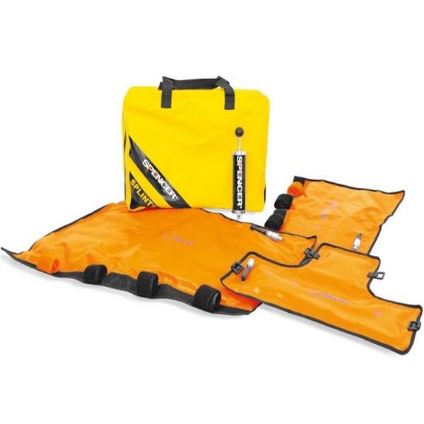 KIT STECCOBENDE A DEPRESSIONE RES-Q-SPLINT PLUS - KIT 3 MISURE - canali separati - completo di pompa e borsa