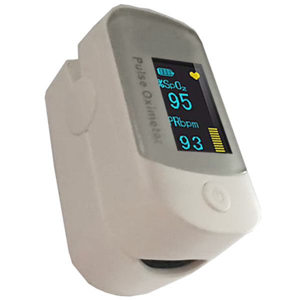 PULSOSSIMETRO SATURIMETRO DA DITO FS20D - allarmi sonori e visivi - adulto e pediatrico
