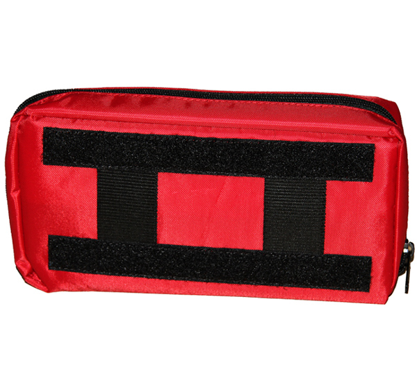AMPOLLARIO ASTUCCIO PORTAFIALE CON ELASTICI - 25x12xh.7cm - 28 fiale / ampolle - rosso