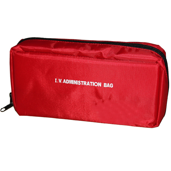 AMPOLLARIO ASTUCCIO PORTAFIALE CON ELASTICI - 25x12xh.7cm - 28 fiale / ampolle - rosso