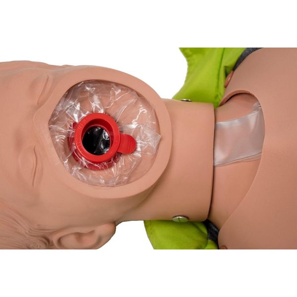 MANICHINO BLS RCP PEDIATRICO AMBU JUNIOR - busto intero per rianimazione - età 3 anni