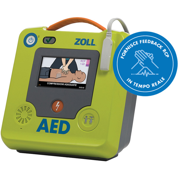 DEFIBRILLATORE DAE SEMIAUTOMATICO ZOLL AED 3 