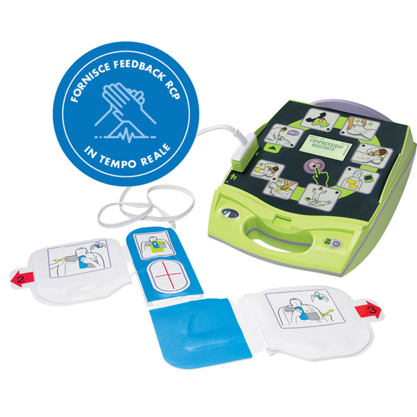 DEFIBRILLATORE DAE SEMIAUTOMATICO ZOLL AED PLUS - completo con borsa omaggio