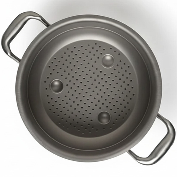 CUOCIVAPORE IN TITANIO 24 CM DIAMETRO