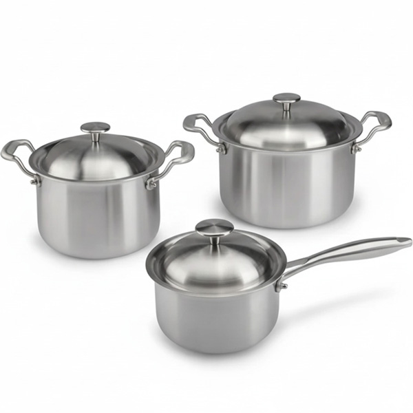 BATTERIA DI PENTOLE IN TITANIO 6S-6