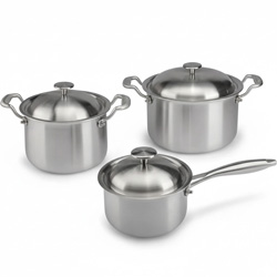 BATTERIA DI PENTOLE IN TITANIO S2-6