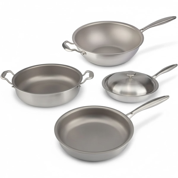 BATTERIA DI PENTOLE IN TITANIO W1-7