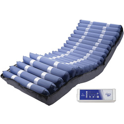 KIT ANTIDECUBITO A CICLO ALTERNATO PIUMA UP4 - H 20,3 x L 208 cm – 21 elementi intercambiabili e compressore con regolazione