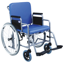 CARROZZINA CON TELAIO RIGIDO IN ACCIAIO VERNICIATO AD AUTOSPINTA