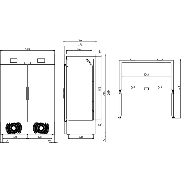 M-APV 1420 IoTty WHITE INVERTER R600a +1°/+15°C